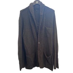 Flawed John Varvatos shawl collar cardigan sweater